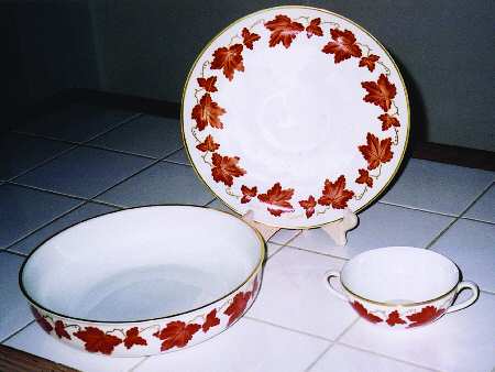 Fall Pastoral Saucer for Cream Soup Bowl