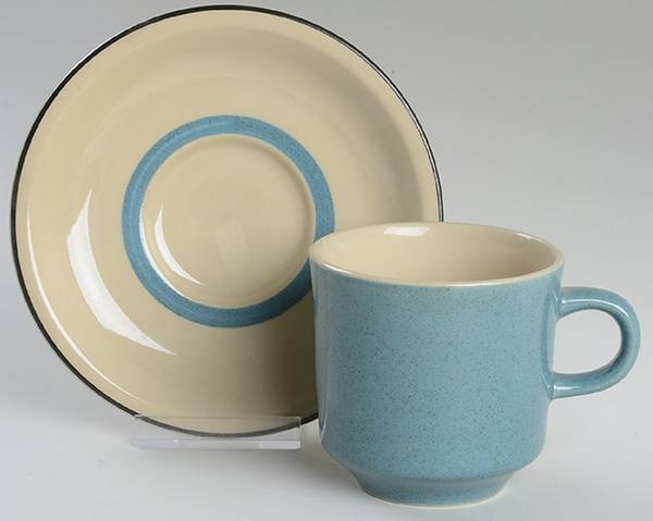 Anemone Flat Cup & Saucer Set