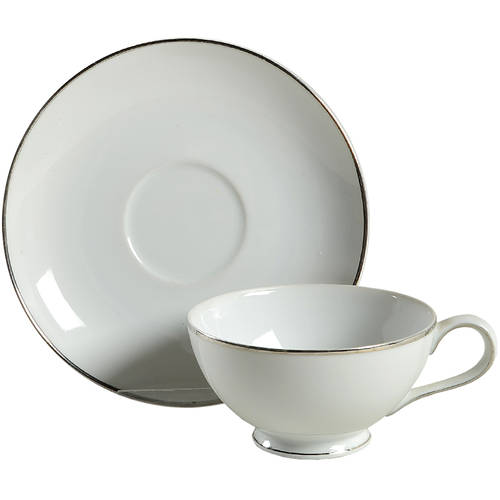 Angelique Footed Cup & Saucer Set