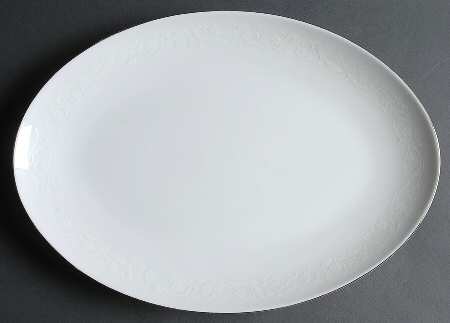 English Lace 14" Oval Serving Platter