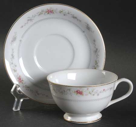 Heirloom Footed Cup & Saucer Set