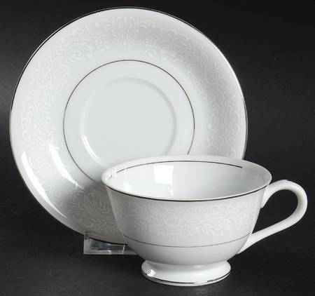 Lady Elegant Footed Cup & Saucer Set