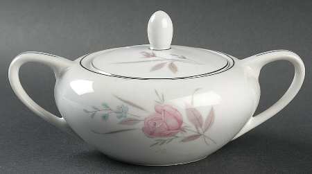New Rose Sugar Bowl & Lid