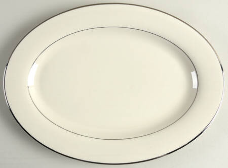 Platinum Herald 14" Oval Serving Platter