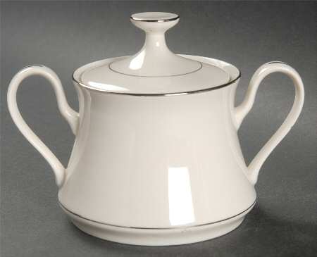 Platinum Herald Sugar Bowl & Lid