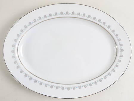 Silver Spruce 14" Oval Serving Platter