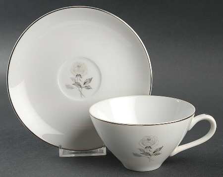 Solitude Flat Cup & Saucer Set
