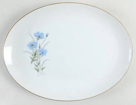 Wild Flower 14" Oval Serving Platter