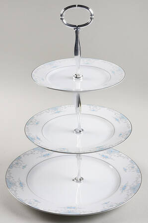 Heirloom 13 7/8"-14 1/4" 3-Tiered Serving Tray(DP,SP,BB) HC