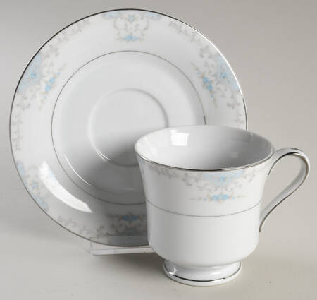 Heirloom Footed Cup & Saucer Set