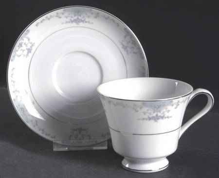 Heirloom Footed Cup & Saucer Set