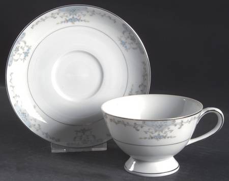 Heirloom Footed Cup & Saucer Set