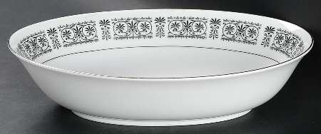 Madrid 10" Oval Vegetable Bowl