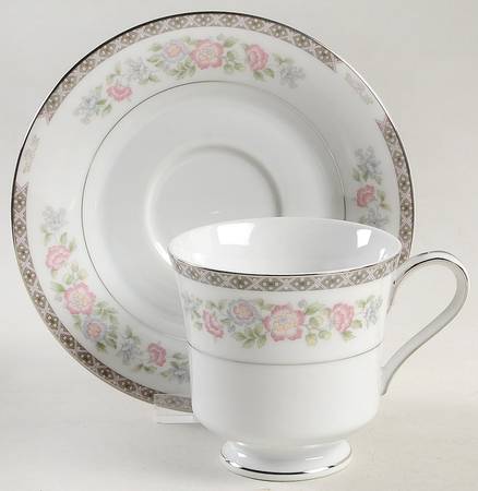 Rhapsody Footed Cup & Saucer Set