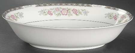 Rhapsody 10" Oval Vegetable Bowl