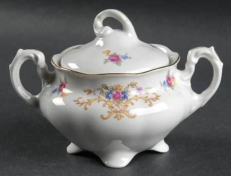 9026 (Thin Trim) Sugar Bowl & Lid