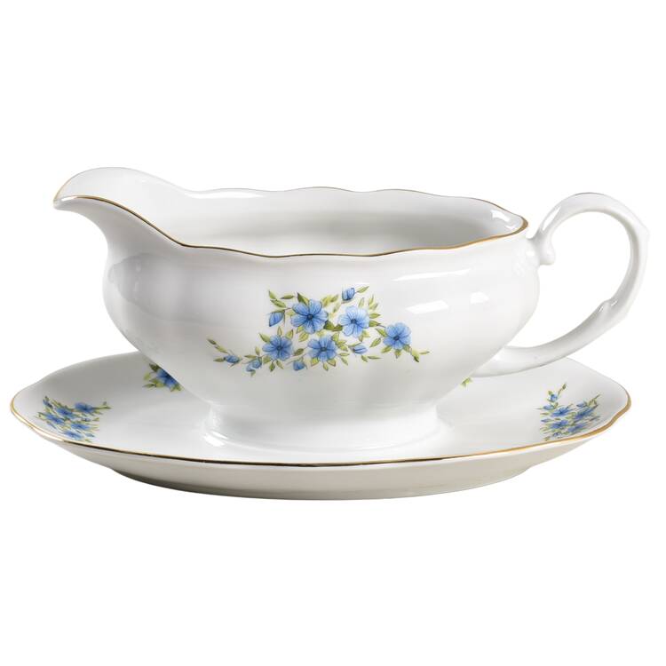 Candia Gravy Boat with Attached Underplate