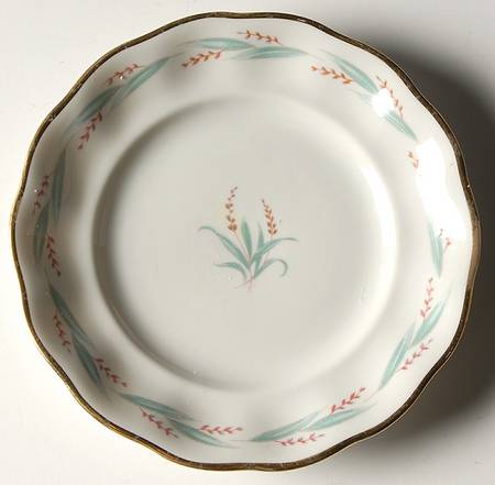 Celina (Gold Trim) Dessert/Pie Plate