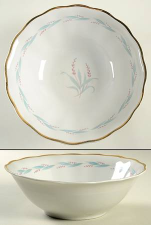 Celina (Gold Trim) 9" Round Vegetable Bowl