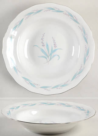 Celina (Platinum Trim) Rim Soup Bowl
