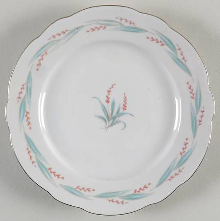 Celina (Platinum Trim) Dessert/Pie Plate