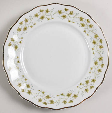 Diana (1-16" Gold Trim) Dinner Plate
