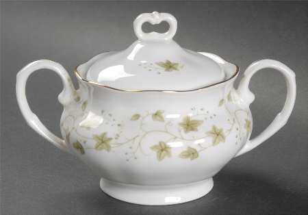 Diana (1-16" Gold Trim) Sugar Bowl & Lid
