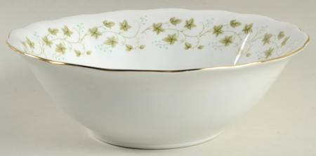 Diana (1-16" Gold Trim) 9" Round Vegetable Bowl
