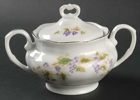 Ivy Sugar Bowl & Lid