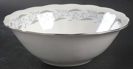 Harmony (Platinum Trim) 9" Round Vegetable Bowl