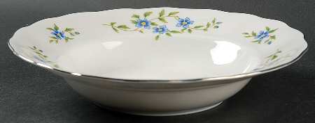 Maria (Platinum) Rim Soup Bowl