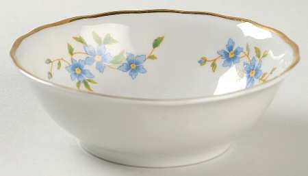 Maria (Gold Trim) Fruit/Dessert (Sauce) Bowl