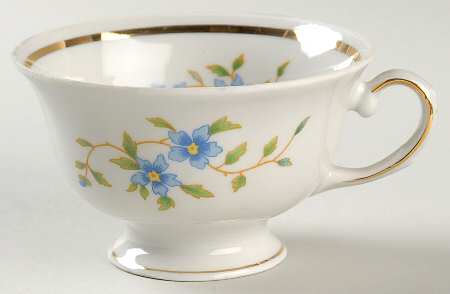 Maria (Gold Trim) Footed Cup