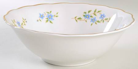Maria (Gold Trim) 9" Round Vegetable Bowl