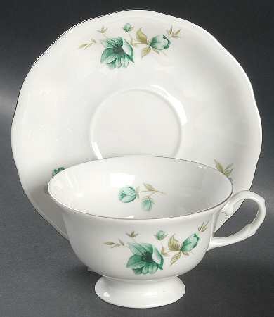 Morning Footed Cup & Saucer Set