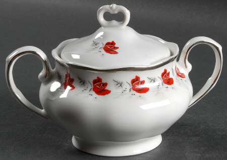 Rosepath Sugar Bowl & Lid