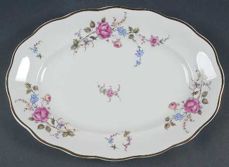 Sheraton Rose 13" Oval Serving Platter