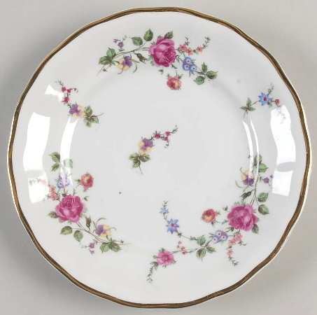 Sheraton Rose Salad Plate