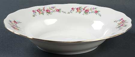 Spring Garland Rim Soup Bowl