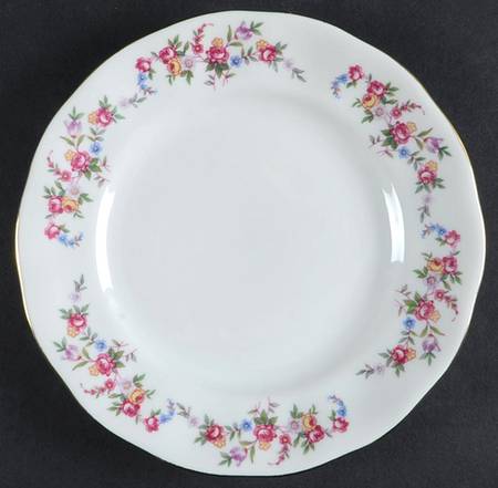 Spring Garland Bread & Butter Plate