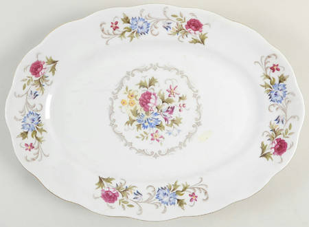 Summer Garden 13" Oval Serving Platter