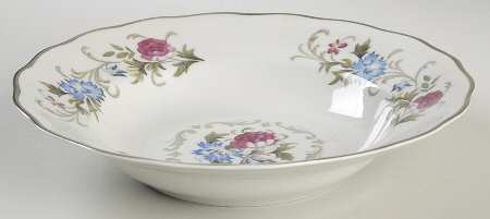 Summer Garden Rim Soup Bowl