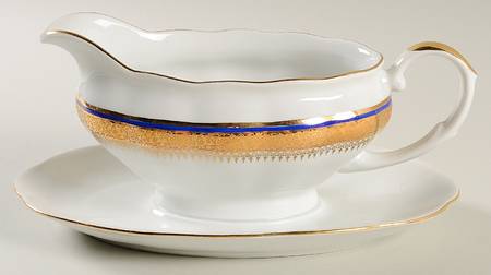 Van Cortland Gravy Boat with Attached Underplate