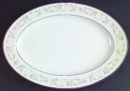 Adele 14" Oval Serving Platter