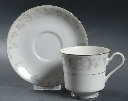 Adele Footed Cup & Saucer Set