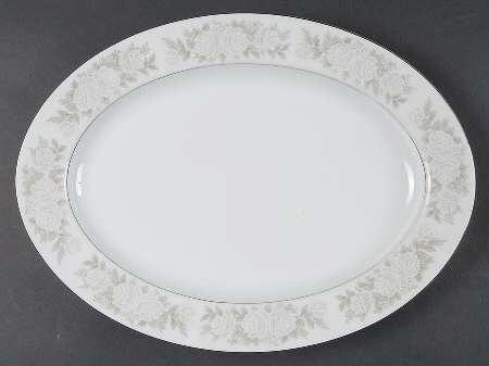 Adele 14" Oval Serving Platter
