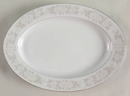 Adele 12" Oval Serving Platter