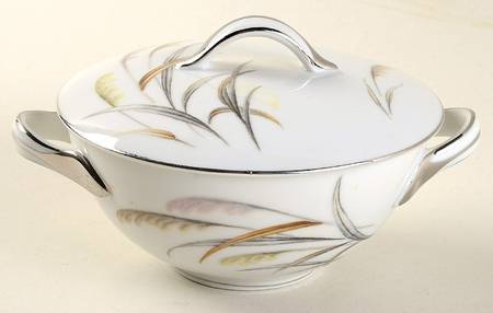 Autumn Sugar Bowl & Lid