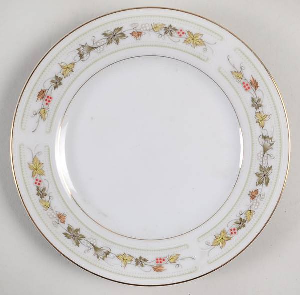 Autumn Bread & Butter Plate