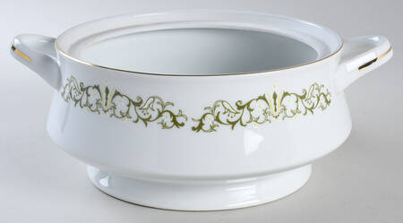 Bell Flower Round Vegetable No Lid by Fine China of Japan